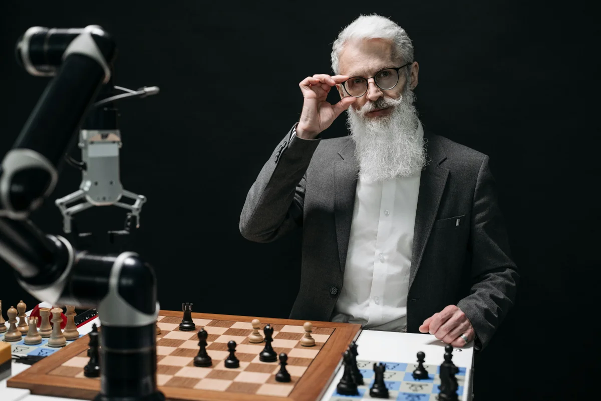 AI analyzing data