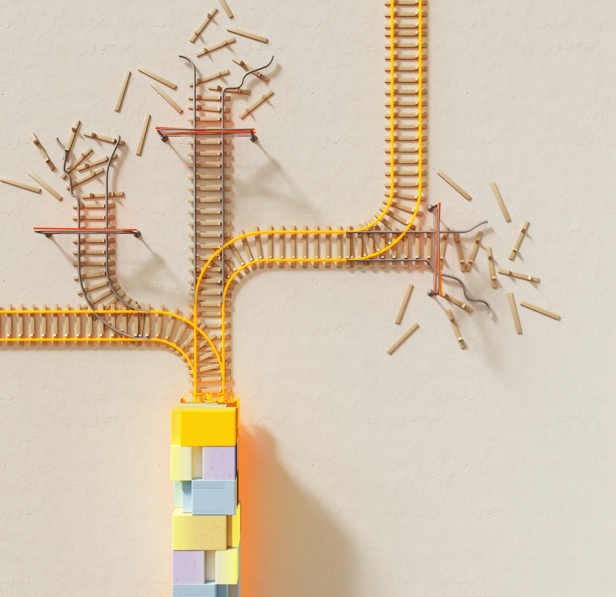 Routing network diagram