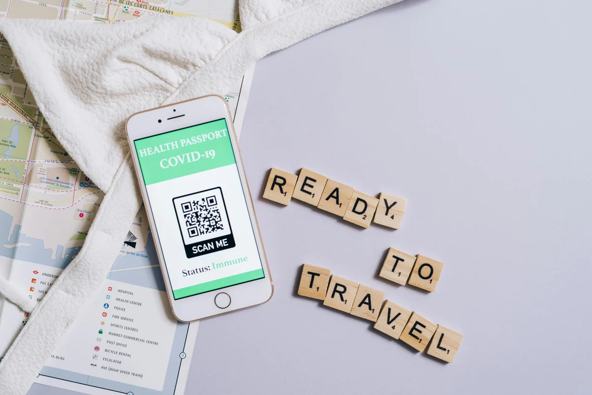User interacting with the app