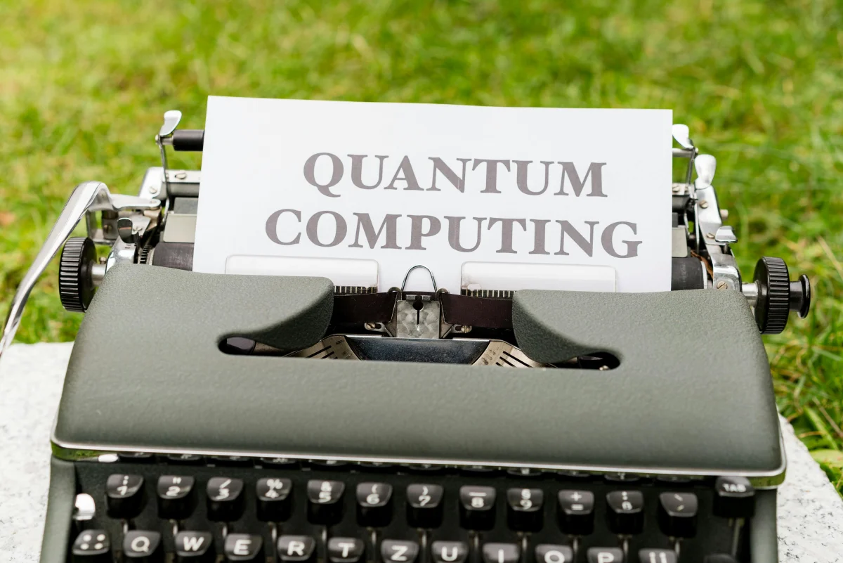 Conceptual image representing quantum computing and legal challenges