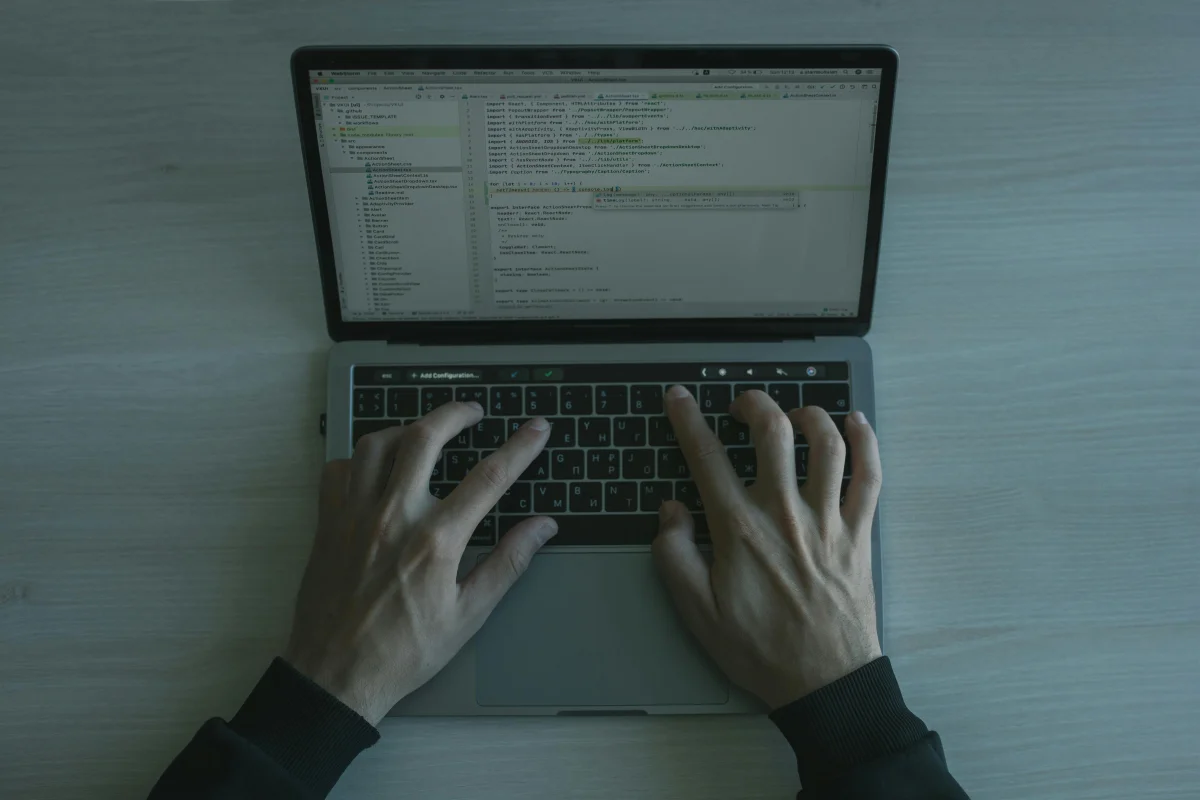 No-code platform interface