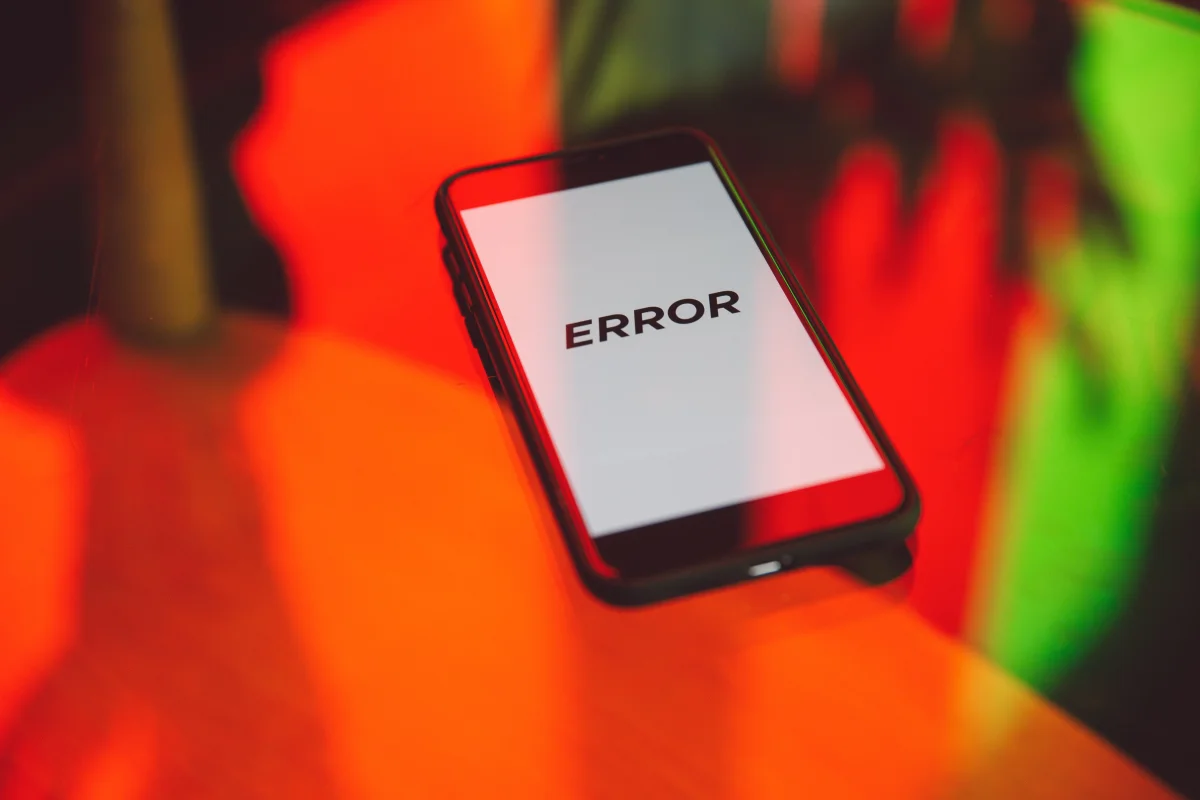 Connection error example