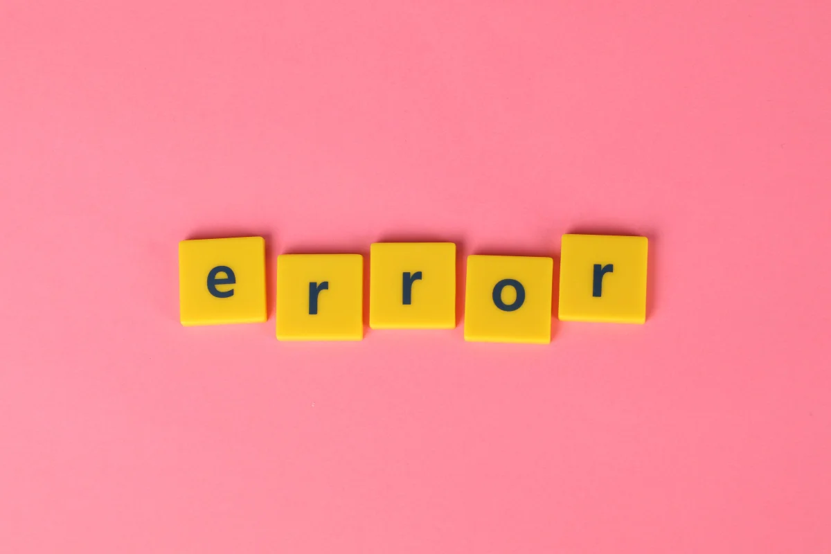 Authentication error example